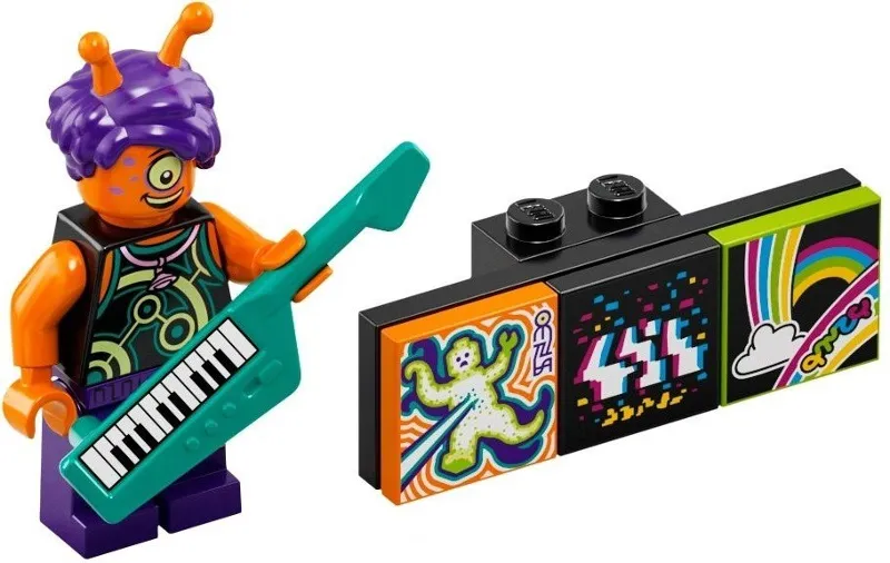 Alien Keytarist, Vidiyo Bandmates, Series 1 (Complete Set with Stand and Accessories)