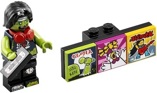 Zombie Dancer, Vidiyo Bandmates, Series 2 (Complete Set with Stand and Accessories)