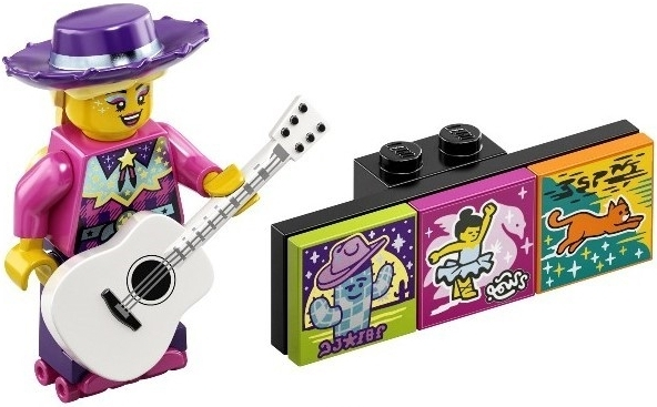Discowgirl Guitarist, Vidiyo Bandmates, Series 2 (Complete Set with Stand and Accessories)